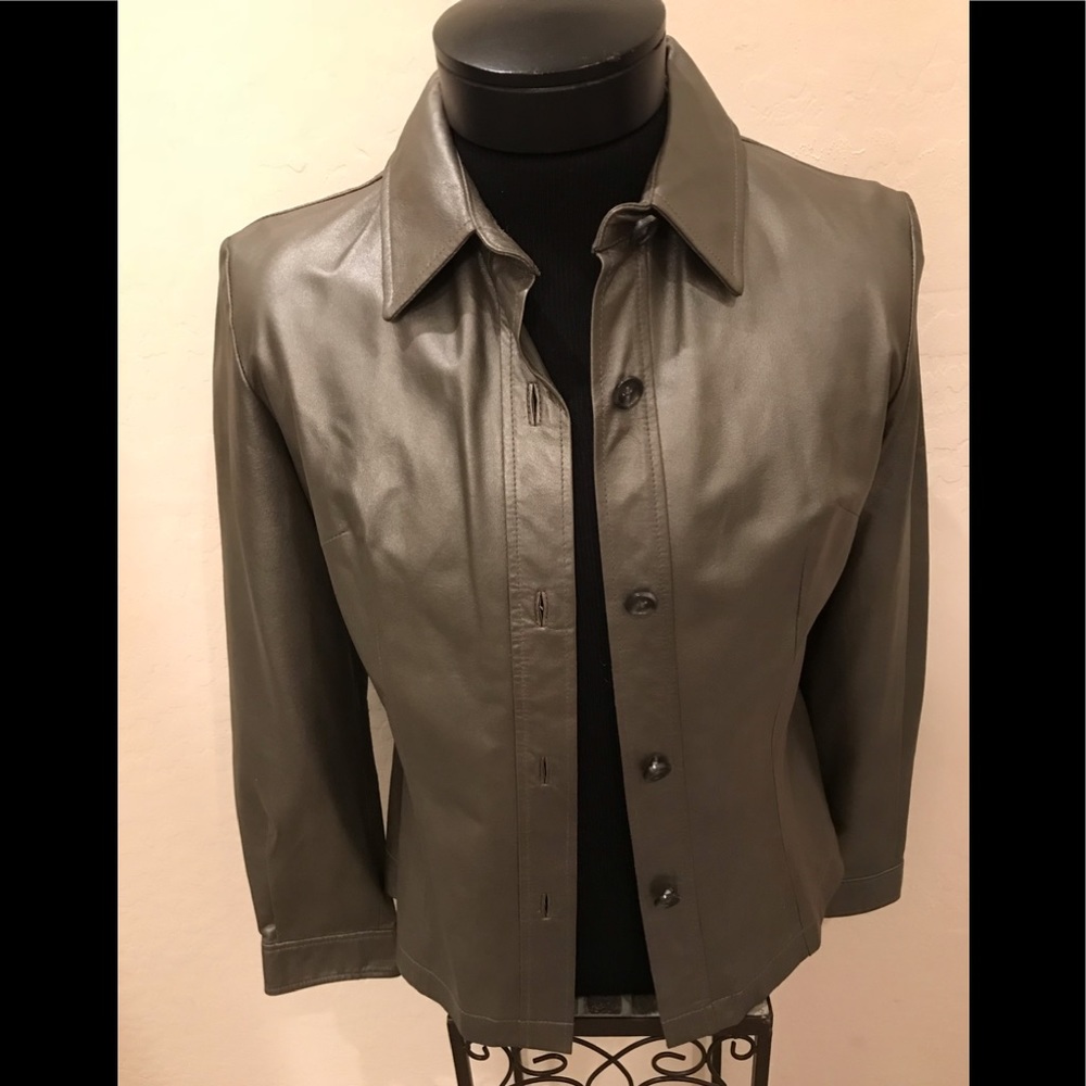 NEW LEATHER SIENA STUDIO SZL JACKET